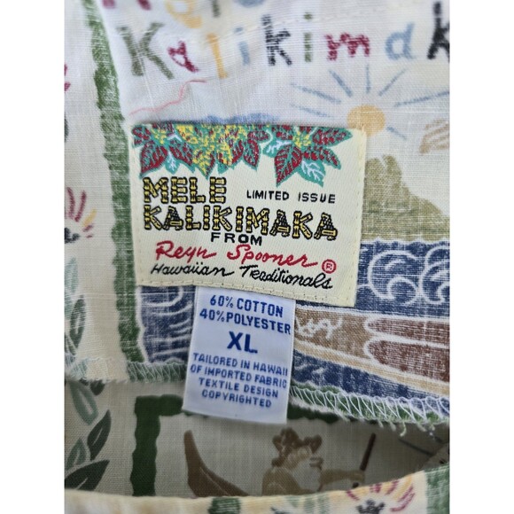 REYN SPOONER MELE KALIKIMAKA MUUMU ALOHA Christmas Holiday Shirt Dress XL 2005 - Picture 6 of 6